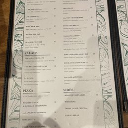Pretty sad menu if you ask me.