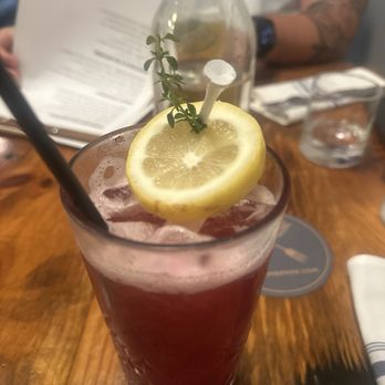 Amber Ox Public House - I love a good pun Came with a golf tee and a sprig of thyme, haha! - American Near Me - Williamsburg, Virginia Amber Ox Public House - I love a good pun Came with a golf tee and a sprig of thyme, haha! - American Near Me - Williamsburg, Virginia