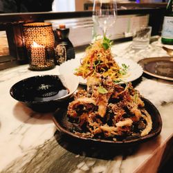 Jatoba - Crispy mushroom, Mango and papaya salad