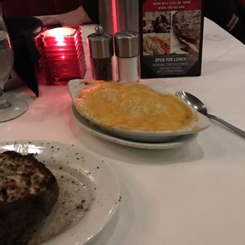 Ruth's Chris Steak House - Nice candle at the table - Seafood Near Me - Baltimore, Maryland