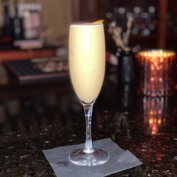 Black Rabbit - Dreamsicle, made with Jackson Morgan Orange Bourbon Cream and vodka and ice cream.