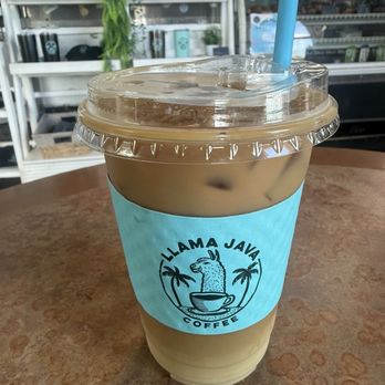 Llama Java Coffee - Iced Latte with oat milk - Cafes Near Me - Madeira Beach, Florida Llama Java Coffee - Iced Latte with oat milk - Cafes Near Me - Madeira Beach, Florida