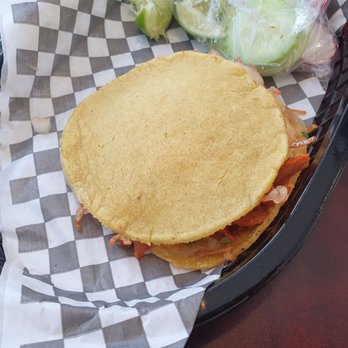 Ponchos Tacos - Al Pastor Mulita - Mexican Near Me - Fullerton, California Ponchos Tacos - Al Pastor Mulita - Mexican Near Me - Fullerton, California
