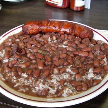 Frisco Deli - Red beans and rice with sausage.  YUM! - Sandwiches Near Me - La Place, Louisiana