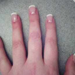 UV Gel pink and white french