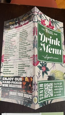 Menu photo 4 The Dail Bar Galway, G Menu photo 4 The Dail Bar Galway, G