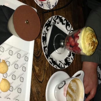 Caffe Concerto - Tiramisu, red velvet macaroon and salted caramel so good along with a caramel latte - Pizza Near Me - Los Angeles, California Caffe Concerto - Tiramisu, red velvet macaroon and salted caramel so good along with a caramel latte - Pizza Near Me - Los Angeles, California