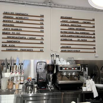 Goodstore - Cafe board. - Grocery Near Me - Stockholm, Alberta