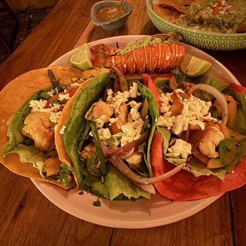 Green Verde - Lobster tacos are phenomenal!!!! - Mexican Near Me - Isla Mujeres, ROO Green Verde - Lobster tacos are phenomenal!!!! - Mexican Near Me - Isla Mujeres, ROO