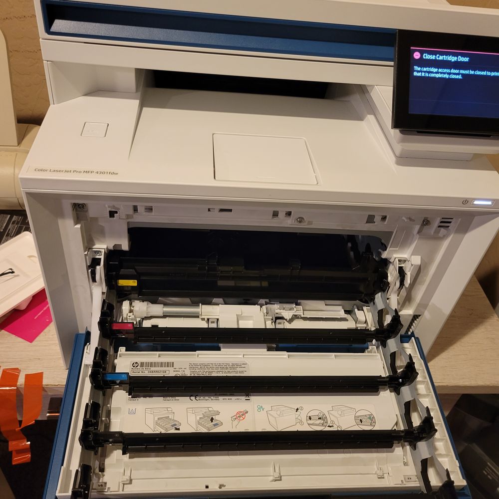Nellis Auction - Actual inside of the printer. They had a photo of this exact printer I was bidding on with cartridges. - Auction Houses Near Me - Phoenix, Arizona Nellis Auction - Actual inside of the printer. They had a photo of this exact printer I was bidding on with cartridges. - Auction Houses Near Me - Phoenix, Arizona