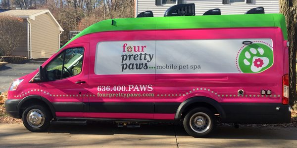 pretty paws mobile dog grooming