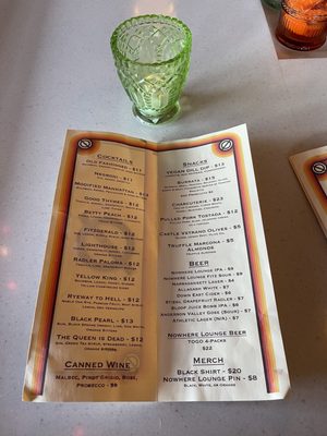 Menu photo 4 Nowhere Lounge Buffalo, NY