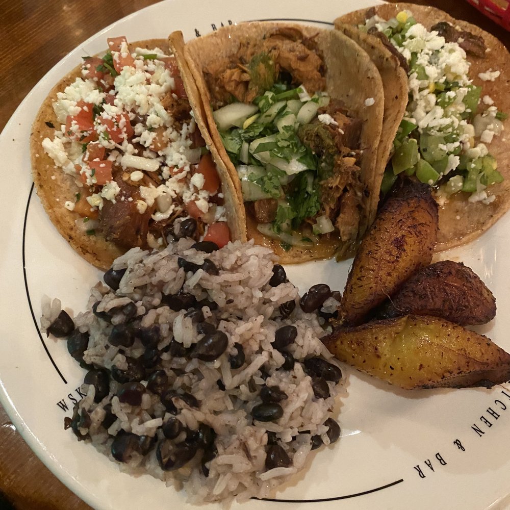 Tacomida - beef, carnitas and chicken tacos with rice and beans and plantains - Mexican Near Me - Shelton, Connecticut Tacomida - beef, carnitas and chicken tacos with rice and beans and plantains - Mexican Near Me - Shelton, Connecticut