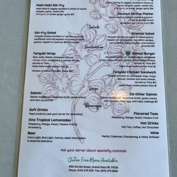 The Orchid Grill - menu 9/15/25 - Hawaiian Near Me - Grants Pass, Oregon The Orchid Grill - menu 9/15/25 - Hawaiian Near Me - Grants Pass, Oregon