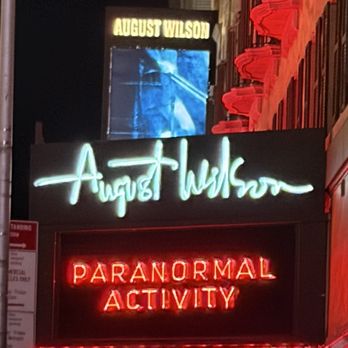 August Wilson Theatre - LED Sign of Paranormal Activity - Performing Arts Near Me - New York, New York