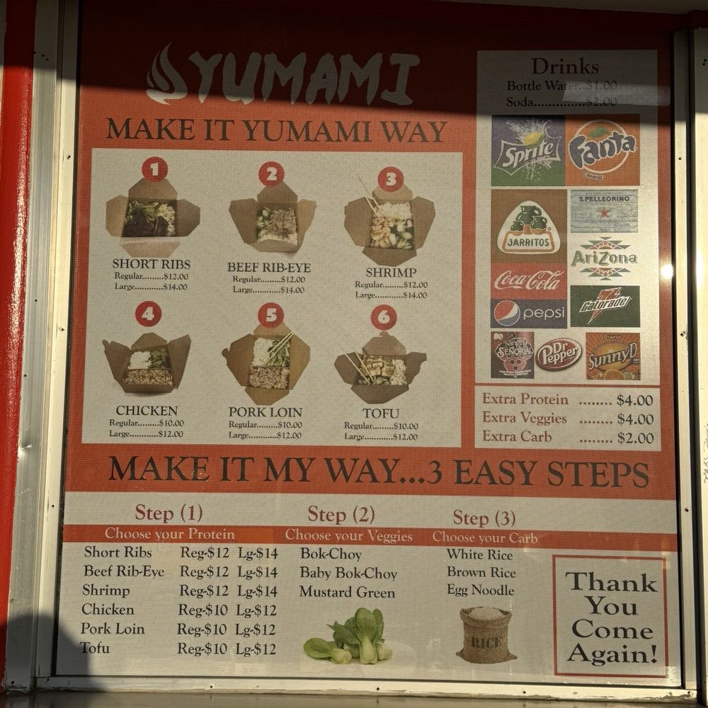 Yumami - Menu - Noodles Near Me - Lamont, California