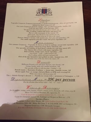 Menu photo 5 Au Vieux Paris d'Arcole Paris, 75 Menu photo 5 Au Vieux Paris d'Arcole Paris, 75