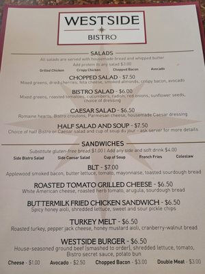 Menu photo 7 The Westside Bistro North Las Vegas, NV Menu photo 7 The Westside Bistro North Las Vegas, NV