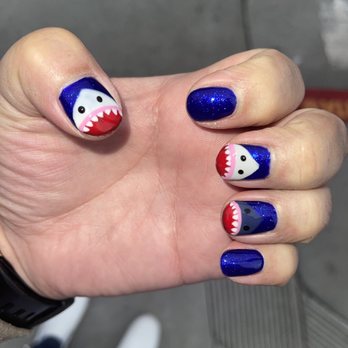 The Muse SF - Nails with sharks - Nail Salons Near Me - San Francisco, California The Muse SF - Nails with sharks - Nail Salons Near Me - San Francisco, California