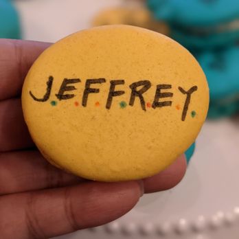 Colette Macaron - The small personal touches (Friends font and dots) made the macarons so much more special. - Desserts Near Me