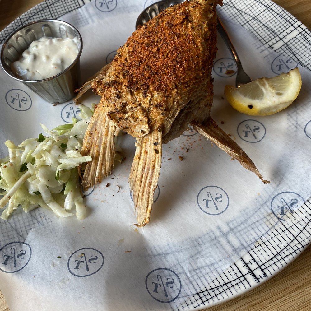 Salt Traders Zilker - Snapper Collar - Seafood Near Me - Austin, Texas Salt Traders Zilker - Snapper Collar - Seafood Near Me - Austin, Texas