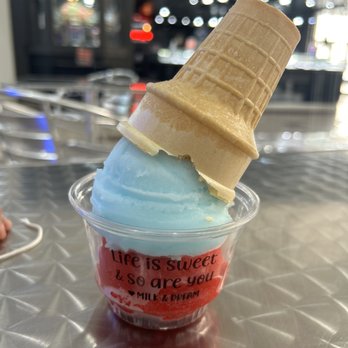 Milk & Dream - Cotton candy and cherry Italian ice - Desserts Near Me - Stockton, California Milk & Dream - Cotton candy and cherry Italian ice - Desserts Near Me - Stockton, California