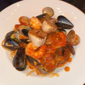Todd English's Tuscany - Seafood Bucatini - Italian Near Me - Uncasville, Connecticut