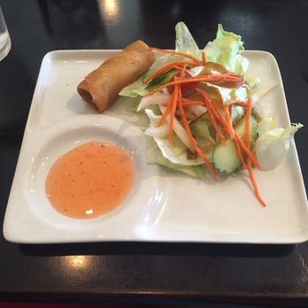Thai Curry - Salad & spring roll from the lunch special - Thai Near Me - Arlington, Virginia Thai Curry - Salad & spring roll from the lunch special - Thai Near Me - Arlington, Virginia