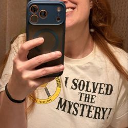 I solved the mystery and won this awesome shirt!