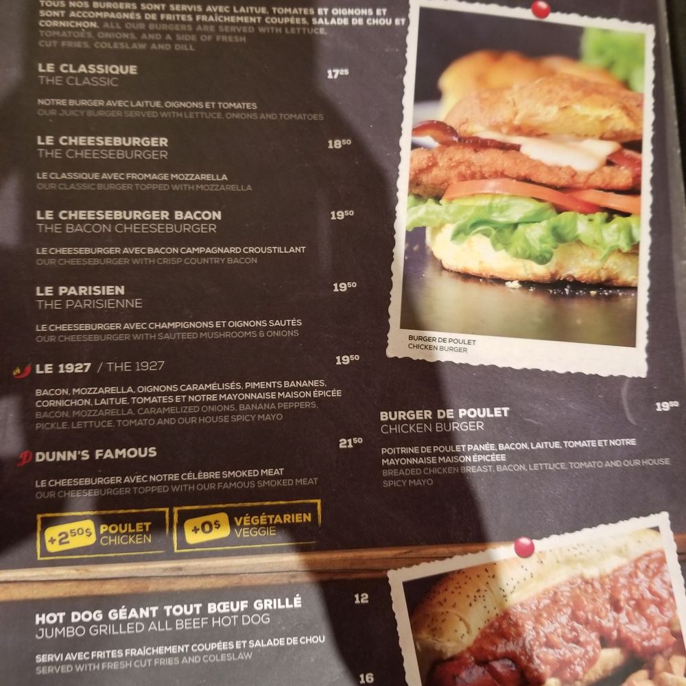 Dunn's - Menu includes a lot more than just smoked meat - Poutineries Near Me - Montreal, Quebec Dunn's - Menu includes a lot more than just smoked meat - Poutineries Near Me - Montreal, Quebec