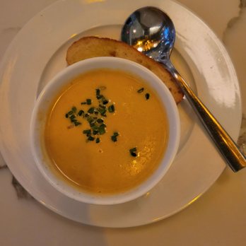 Bocca Italian Kitchen - Cup of Creamy Crab Bisque, Sherry, Jumbo Lump Crab, Crostini, Chive - Italian Near Me - Houston, Texas Bocca Italian Kitchen - Cup of Creamy Crab Bisque, Sherry, Jumbo Lump Crab, Crostini, Chive - Italian Near Me - Houston, Texas