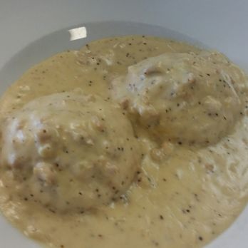 Perk Eatery - Biscuits & gravy,  the best gravy ever. Thick, creamy and faintly sweet. - Diners Near Me - Scottsdale, Arizona