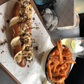 Bulls and Dogs - Luxurious dog and sweet potato fries - Hot Dogs Near Me - Amsterdam, New Hampshire Bulls and Dogs - Luxurious dog and sweet potato fries - Hot Dogs Near Me - Amsterdam, New Hampshire