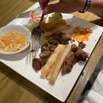 Hispa Restaurant - Chicharrones and Yucca con Chicharron - Latin American Near Me - Edgewater, Maryland