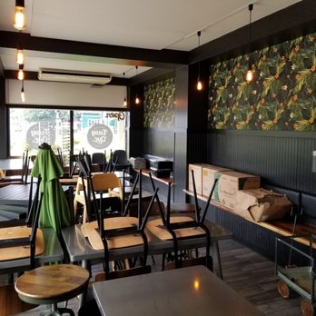 Easy ‘Que - Interior (chairs are up on 4.16.20 due to takeout status only) - Barbeque Near Me - Kailua, Hawaii Easy ‘Que - Interior (chairs are up on 4.16.20 due to takeout status only) - Barbeque Near Me - Kailua, Hawaii