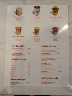 Menu photo 8 Outset Coffee - Financial District San Francisco, CA Menu photo 8 Outset Coffee - Financial District San Francisco, CA