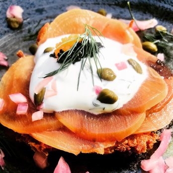 Veg Kitchen + Bar - Beef Latkes - Vegan Near Me - Sacramento, California Veg Kitchen + Bar - Beef Latkes - Vegan Near Me - Sacramento, California