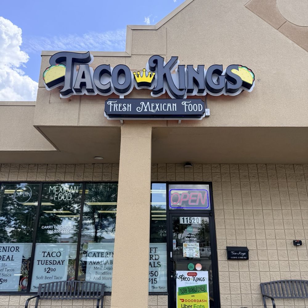 Taco Kings - Name and Entrance - Mexican Near Me - Warren, Michigan Taco Kings - Name and Entrance - Mexican Near Me - Warren, Michigan