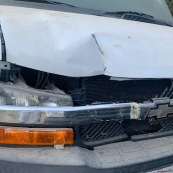 Next Level Conceptz - Chevrolet Express van front end collision. - Body Shops Near Me