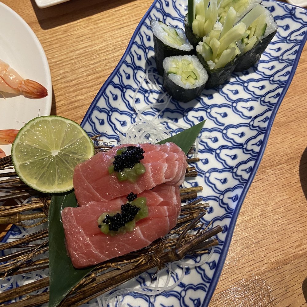 Sushi Dake - Toro and cucumber roll - Japanese Near Me - Burbank, California Sushi Dake - Toro and cucumber roll - Japanese Near Me - Burbank, California