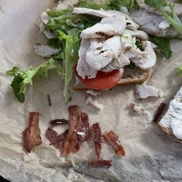 Supposed to be a Chicken Avocado BLT. Not even close!!!!