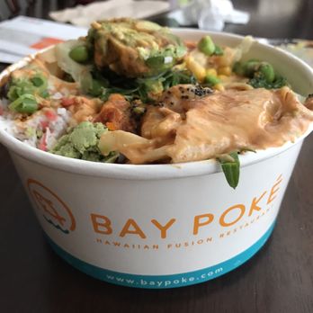 Bay Poke - I purchase it to go and it had a lid on it so the presentation got messed lol it was delicious though! - Poke Near Me - Pasadena, California