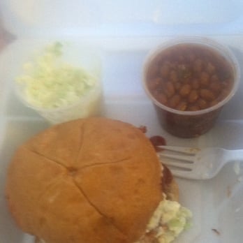 Bristol BBQ - I recommend topping BBQ sandwich w/ coleslaw - Barbeque Near Me - Bristol, Tennessee