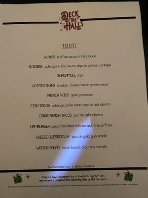 Menu photo 7 Deck The Halls Bar San Francisco, CA Menu photo 7 Deck The Halls Bar San Francisco, CA