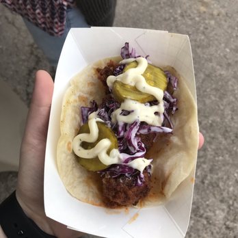 Let's All Have a Ball - The Nashville hot chicken taco! - Food Trucks Near Me Let's All Have a Ball - The Nashville hot chicken taco! - Food Trucks Near Me