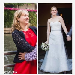 Step It Up with Steph - Steph's private weight loss client lost over 20 lbs for her wedding and gained confidence!