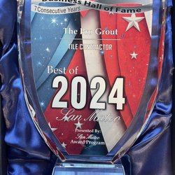 Pro Grout - 7 Consecutive Years