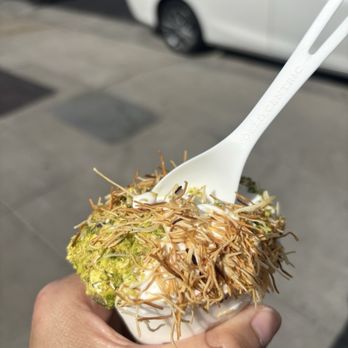 Roast & Toast Cafe - Arabic ice cream: Booza with pistachio and kenefah - Cafes Near Me - Berkeley, California Roast & Toast Cafe - Arabic ice cream: Booza with pistachio and kenefah - Cafes Near Me - Berkeley, California