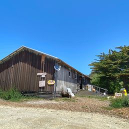 Exterior outside entrance of Pie Ranch - Rebuilt exterior, as of 5/5/2021 - Pescadero, California Exterior outside entrance of Pie Ranch - Rebuilt exterior, as of 5/5/2021 - Pescadero, California
