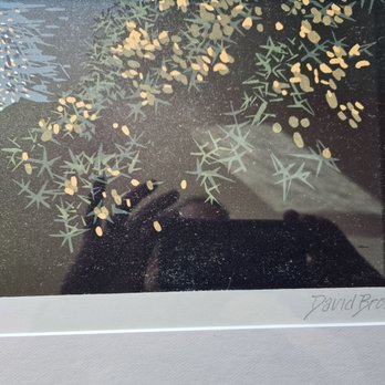 Eden Custom Framing - Mat should leave even white space around entire print. Had to have redone to uncover artist name &edition. - Framing Near Me - Oakland, California
